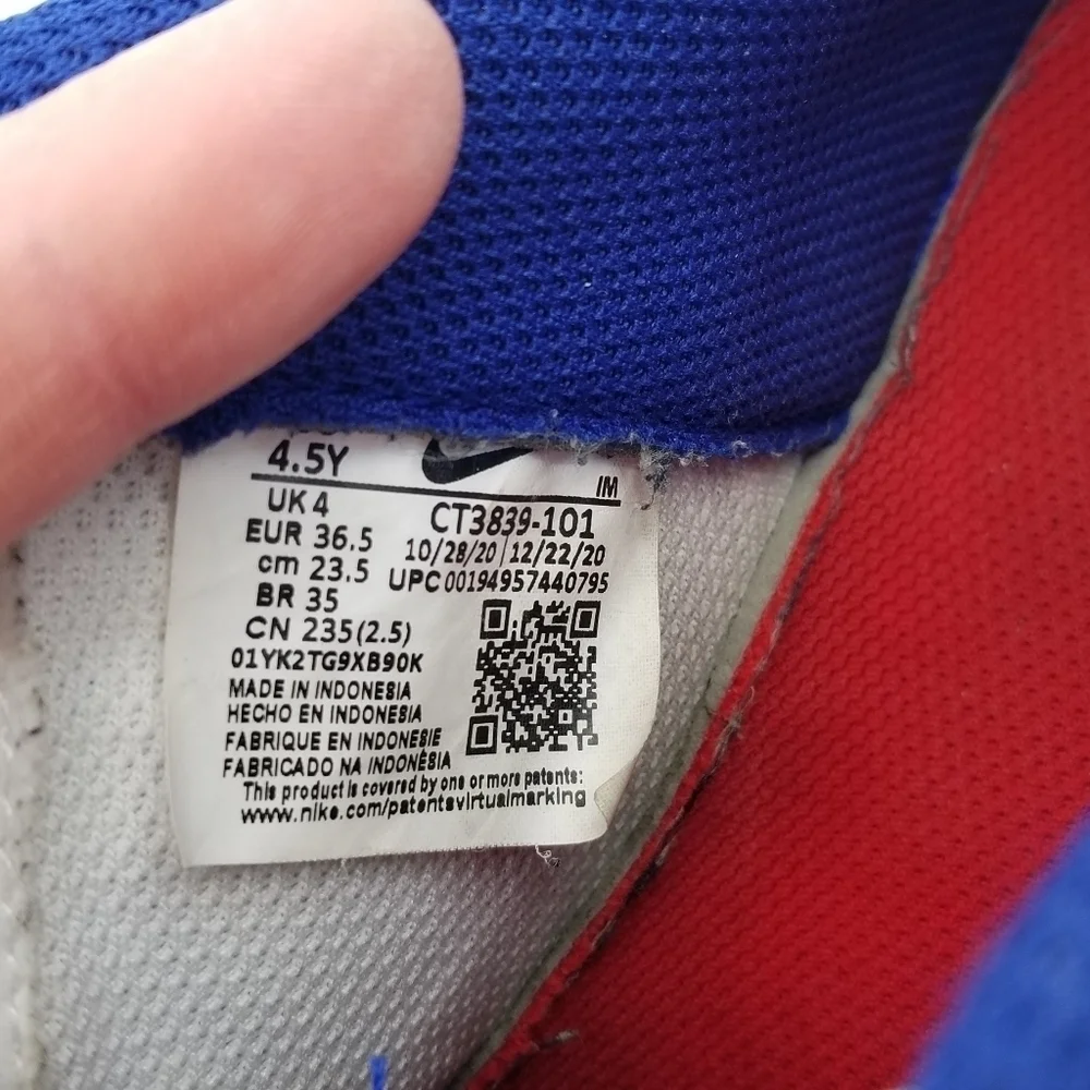 Nike Air Force 1 Youth Sneakers size 4.5